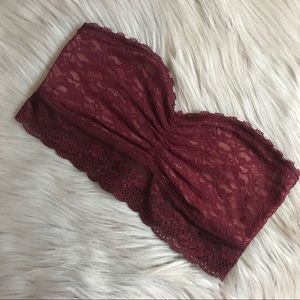 Aerie Burgundy Bralette
